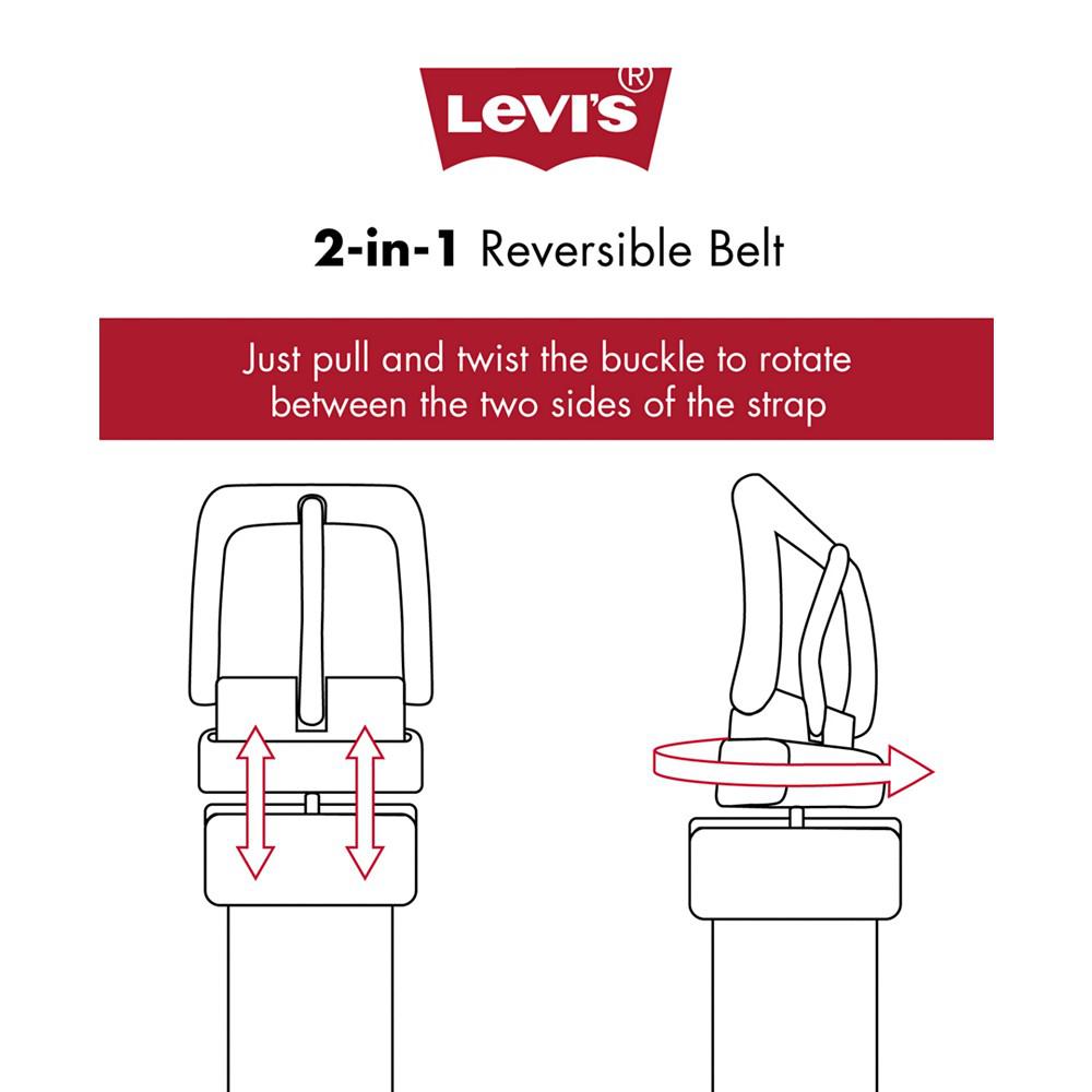 Reversible Casual Men's Belt商品第2张图片规格展示