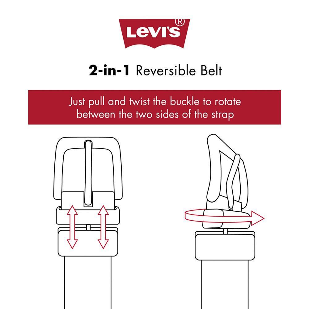 商品Levi's|Reversible Casual Men's Belt with Embossed Strap,价格¥166,第7张图片详细描述