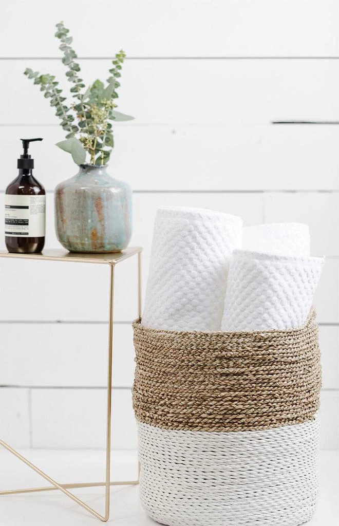 商品Slowtide|Eco White Clive Towel,价格¥331,第5张图片详细描述