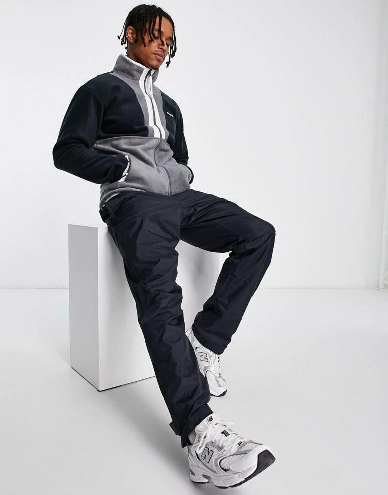 商品Columbia|Columbia Back Bowl full zip fleece jacket in black and grey,价格¥689,第4张图片详细描述