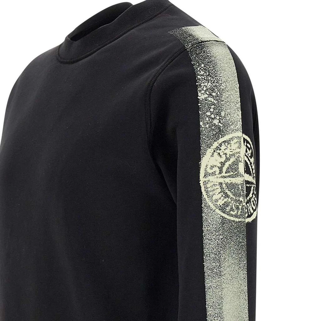 商品Stone Island|Logo Printed Crewneck Sweatshirt,价格¥2629,第4张图片详细描述