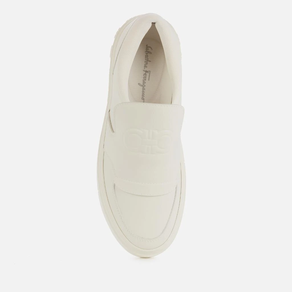 商品Salvatore Ferragamo|Salvatore Ferragamo Men's Borg Trainers - White,价格¥1867,第3张图片详细描述