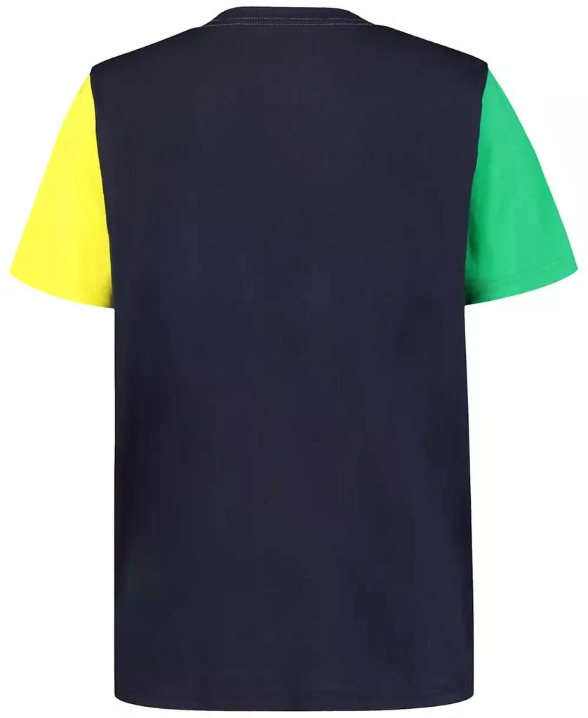 商品Tommy Hilfiger|Big Boys Flag Block Colorblocked Cotton Short-Sleeve T-Shirt,价格¥129,第2张图片详细描述