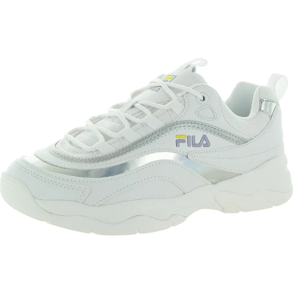 商品Fila|Fila Womens Ray LM Faux Leather Fitness Running Shoes,价格¥143,第1张图片