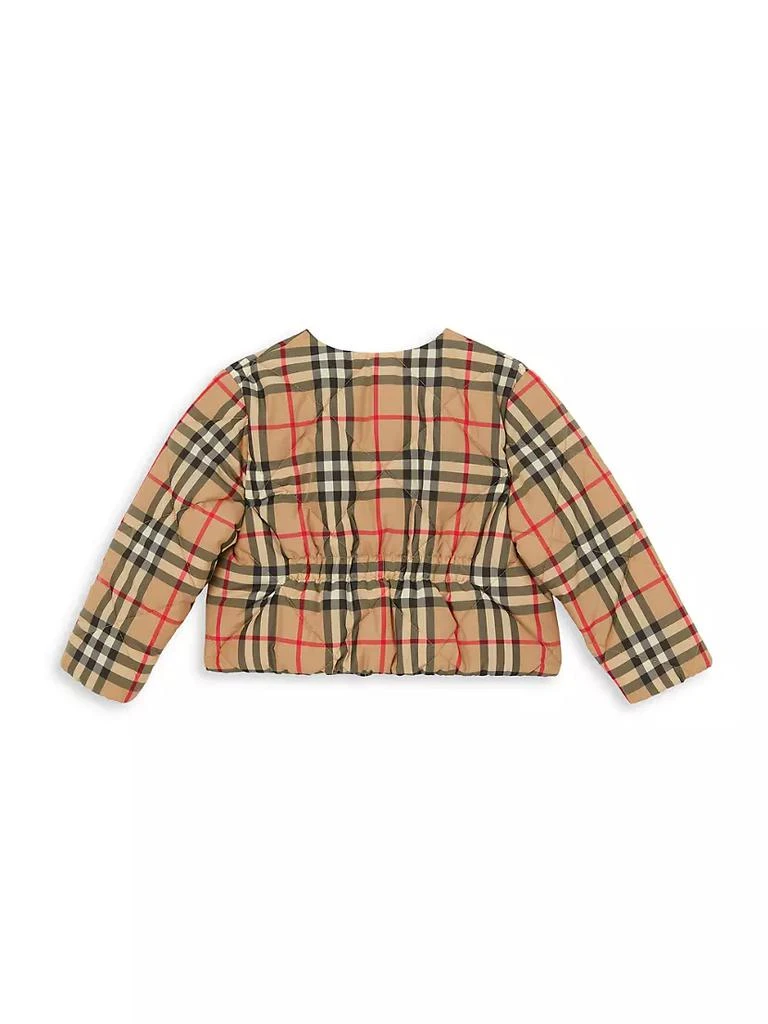 商品Burberry|Baby's & Little Kid's Abigail Check Jacket,价格¥3828,第2张图片详细描述