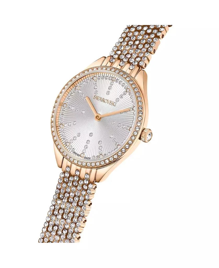 商品Swarovski|Women's Quartz Attract Rose Gold-Tone Metal Watch, Swiss Made 30mm,价格¥2615,第4张图片详细描述