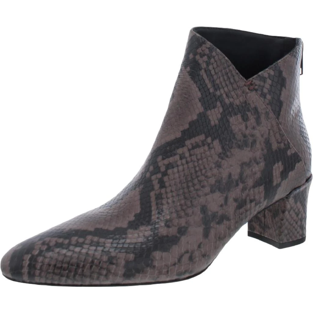 商品Vince|Vince Womens Lora 2 Leather Snake Print Booties,价格¥212,第1张图片