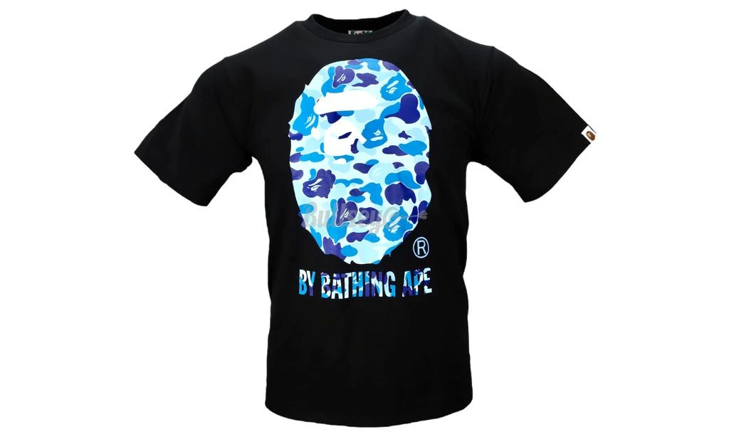 商品Bape|Bape ABC Camo Big Ape Head Black/Blue T-Shirt,价格¥1383,第1张图片