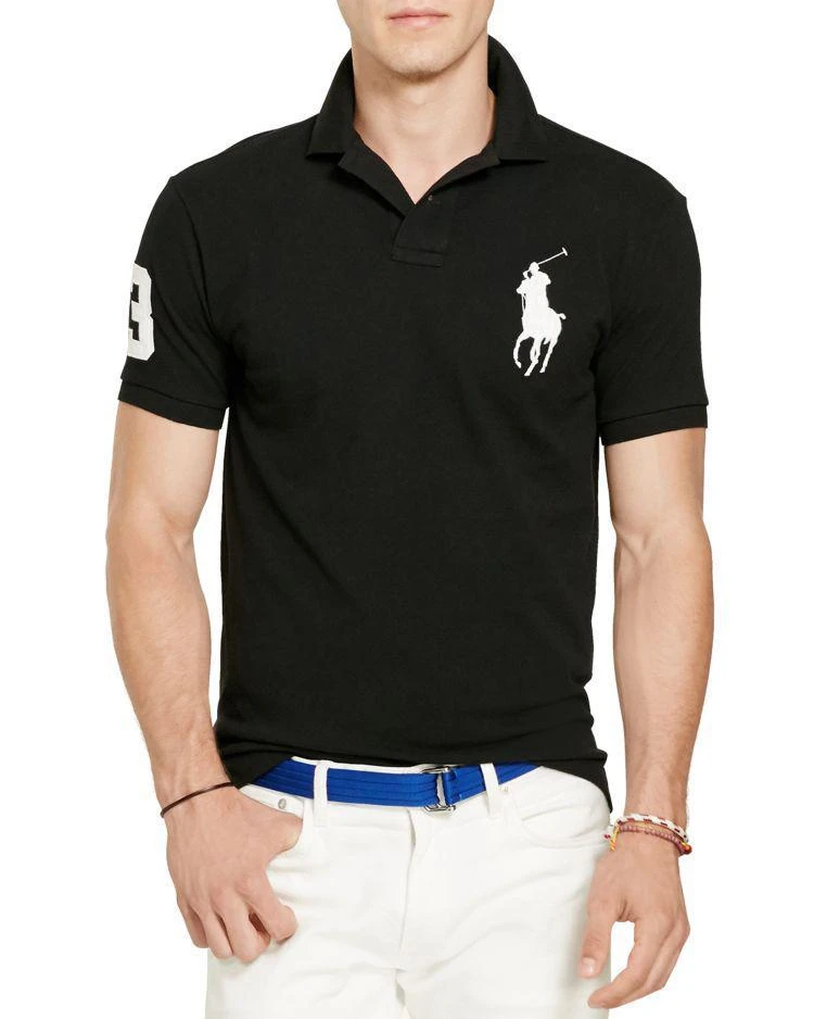 商品Ralph Lauren|Mesh Custom Slim Fit Polo Shirt,价格¥589,第1张图片