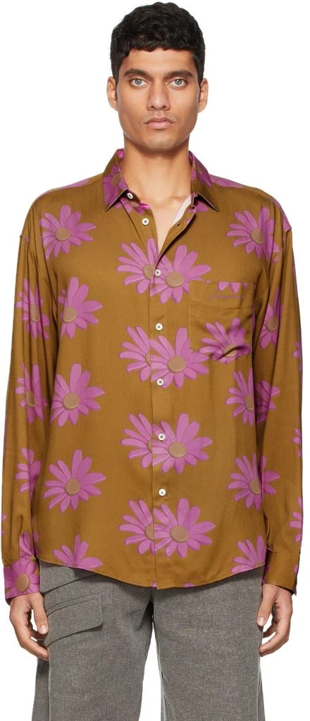 商品Jacquemus|Tan La Montagne 'La Chemise Simon' Shirt,价格¥1107,第1张图片