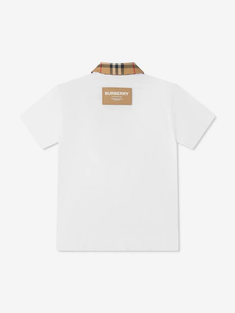 商品Burberry|Baby Boys Mini Johane Polo Shirt In White,价格¥1363,第2张图片详细描述