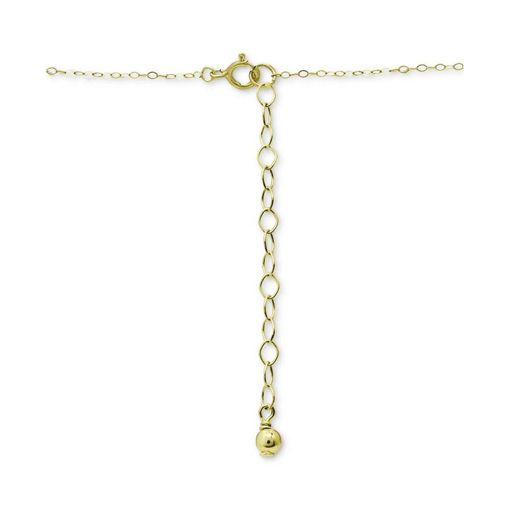 商品Giani Bernini|Rainbow Cubic Zirconia Open Circle Pendant Necklace in 18k Gold-Plated Sterling Silver, 16" + 2" extender, Created for Macy's,价格¥209,第4张图片详细描述