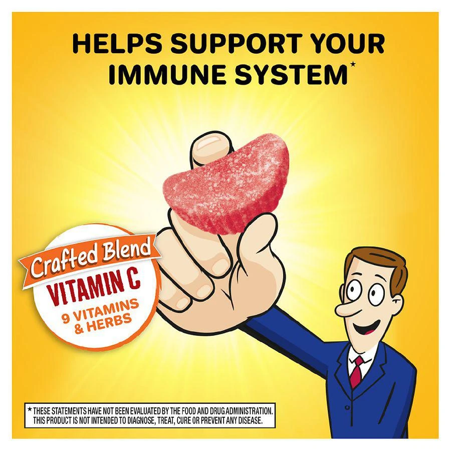 Gummies with Vitamin C, Minerals & Herbs Immune Support Assorted Fruit 商品