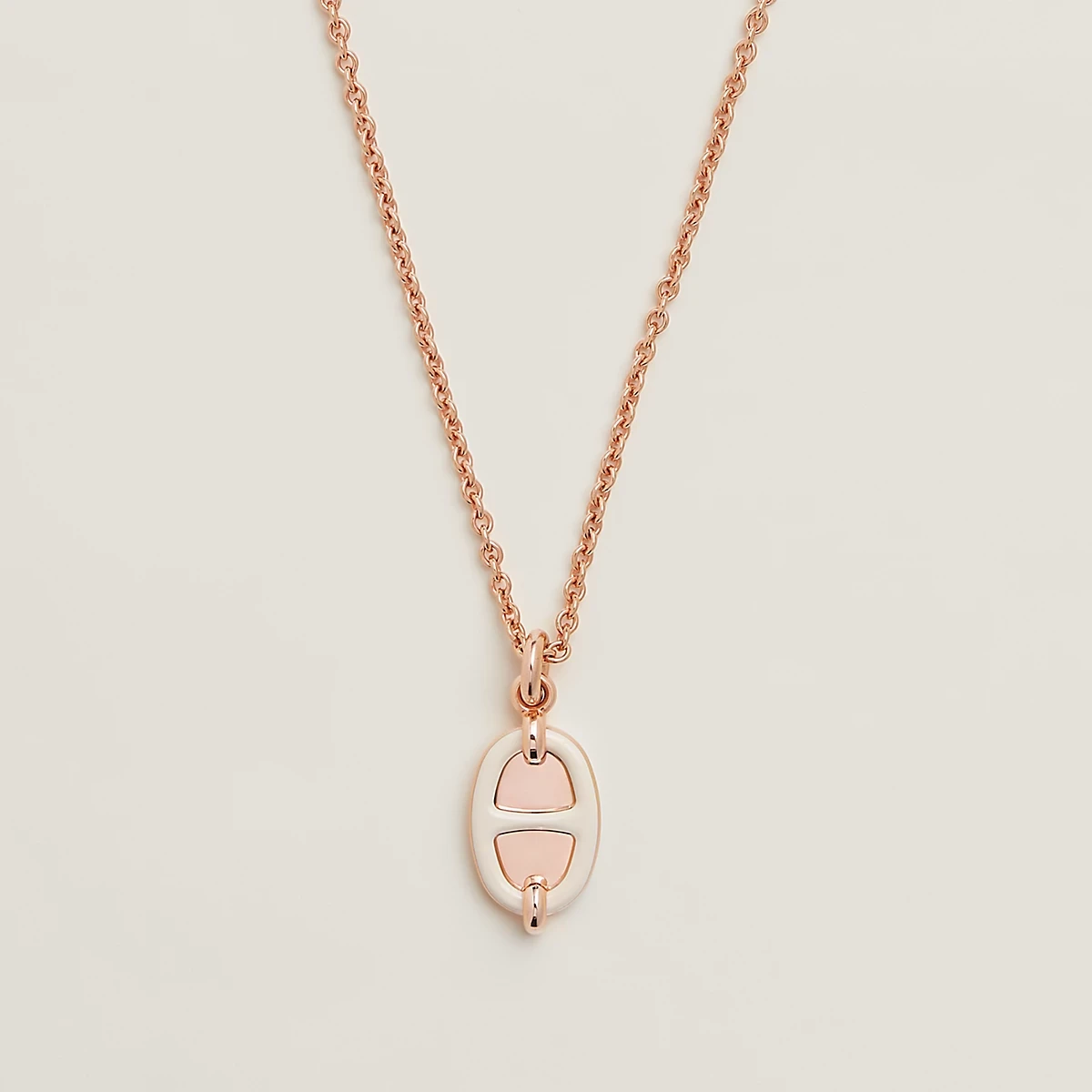 【预售】 爱马仕 25春夏 女士 项链 Pendentif Mini Maillon, petit modèle H100053FOD3  商品