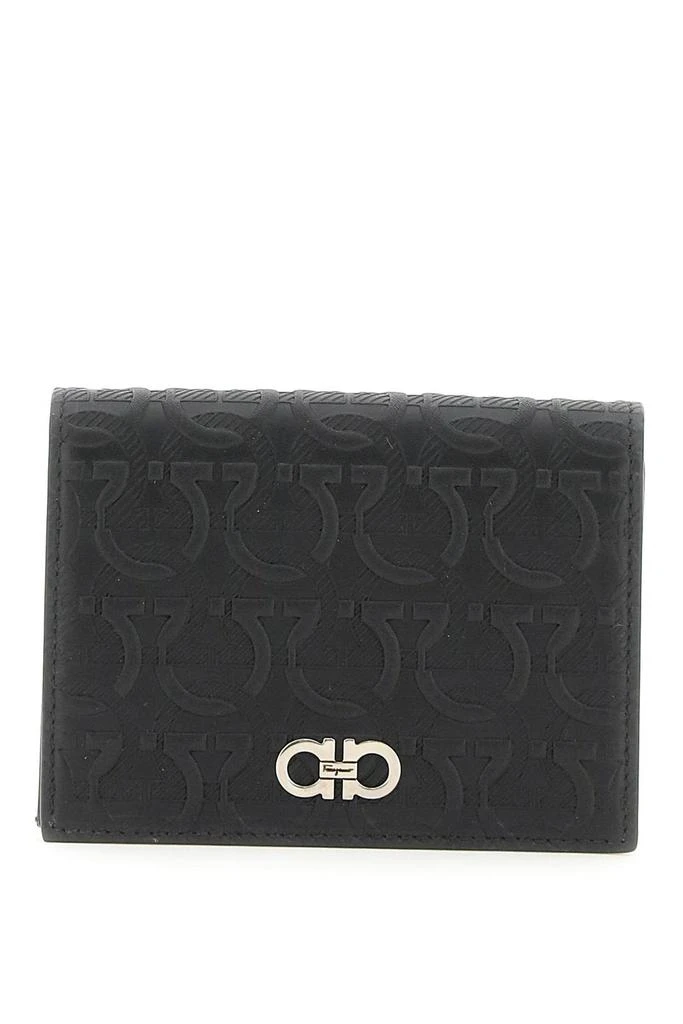 商品Salvatore Ferragamo|Ferragamo Logo Plaque Embossed Wallet,价格¥2189,第1张图片