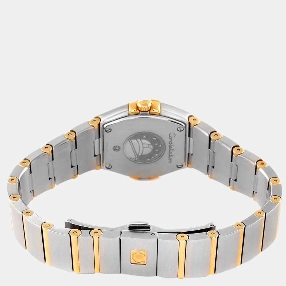 商品[二手商品] Omega|Omega Silver Diamonds Yellow Gold And Stainless Steel Constellation 123.25.24.60.52.002 Women's Wristwatch 24 mm,价格¥37205,第3张图片详细描述