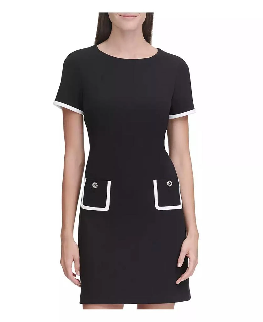 商品Tommy Hilfiger|Women's Colorblocked Pocket Sheath Dress,价格¥289,第3张图片详细描述