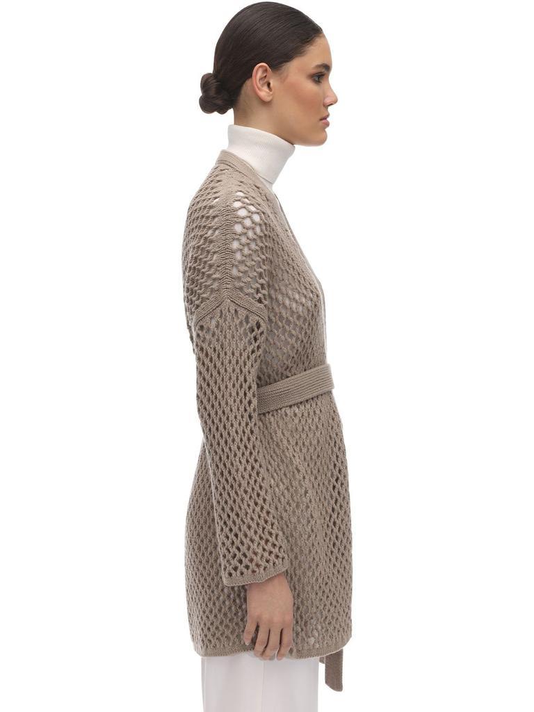 商品AGNONA|Belted Cashmere Knit Cardigan,价格¥7919,第4张图片详细描述