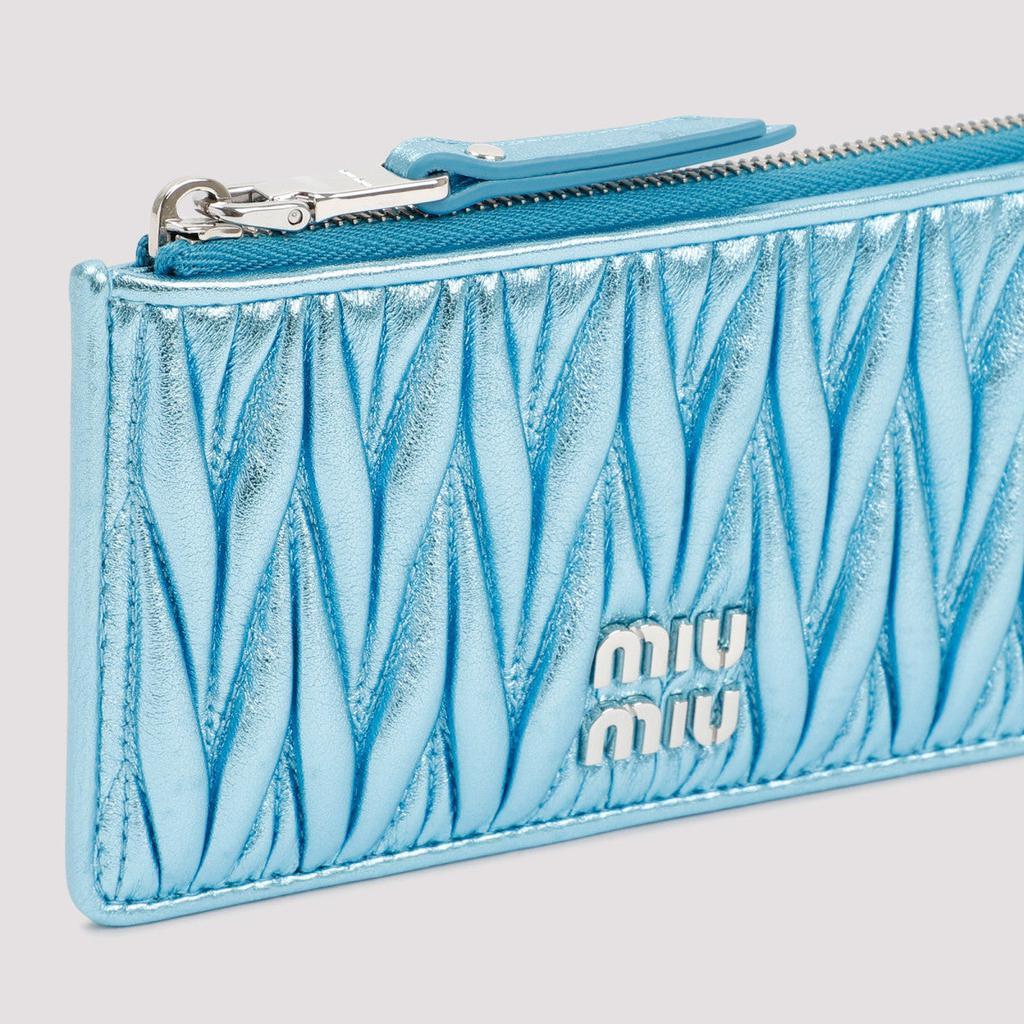 商品Miu Miu|MIU MIU  MATELASSÉ LEATHER POUCH SMALLLEATHERGOODS,价格¥2575,第5张图片详细描述