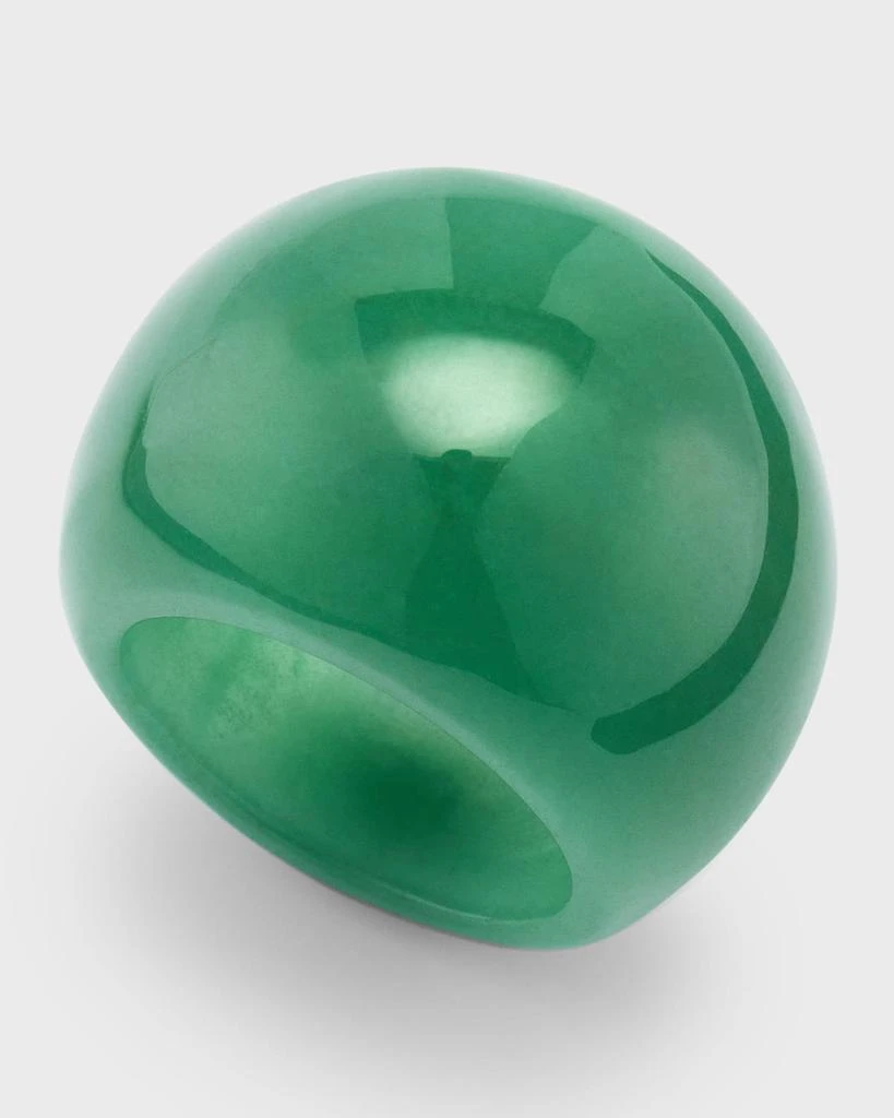 商品NEST Jewelry|Jade Aventurine Stone Statement Ring,价格¥736,第3张图片详细描述
