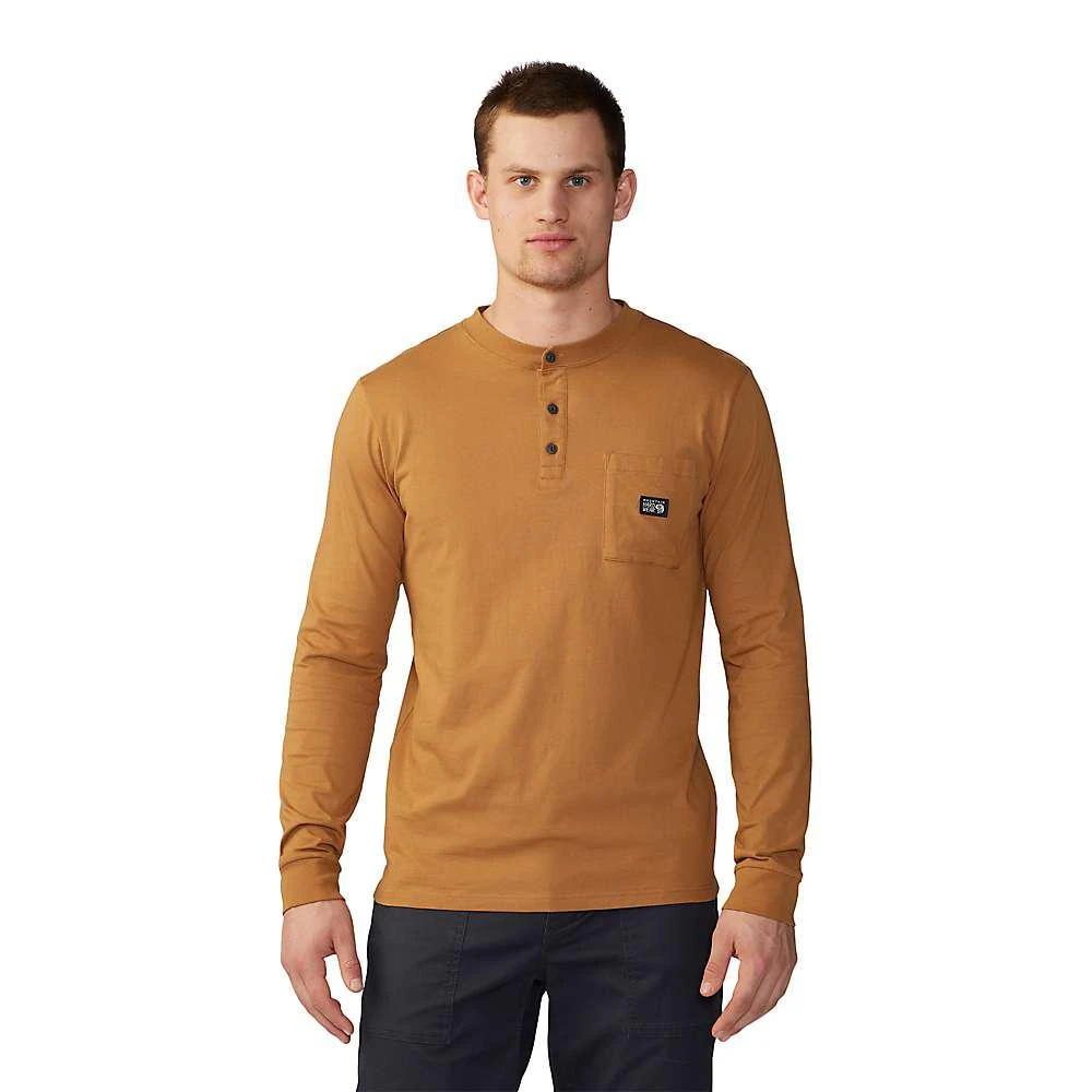 商品Mountain Hardwear|Mountain Hardwear Men's Cotton Ridge Ls Henley,价格¥260,第1张图片