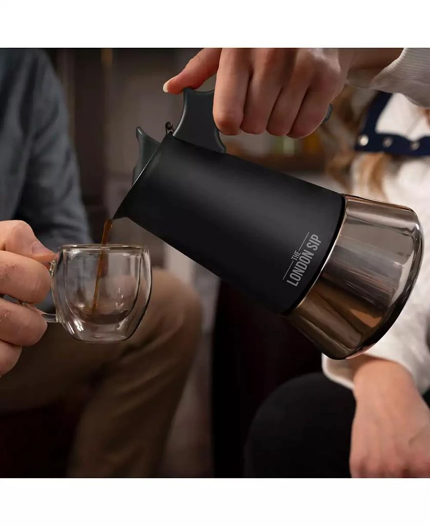 商品London Sip|Stainless Steel Espresso Maker 10-Cup,价格¥336,第4张图片详细描述