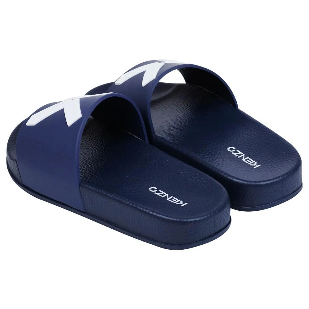 商品Kenzo|Logo Navy Sliders,价格¥341,第3张图片详细描述