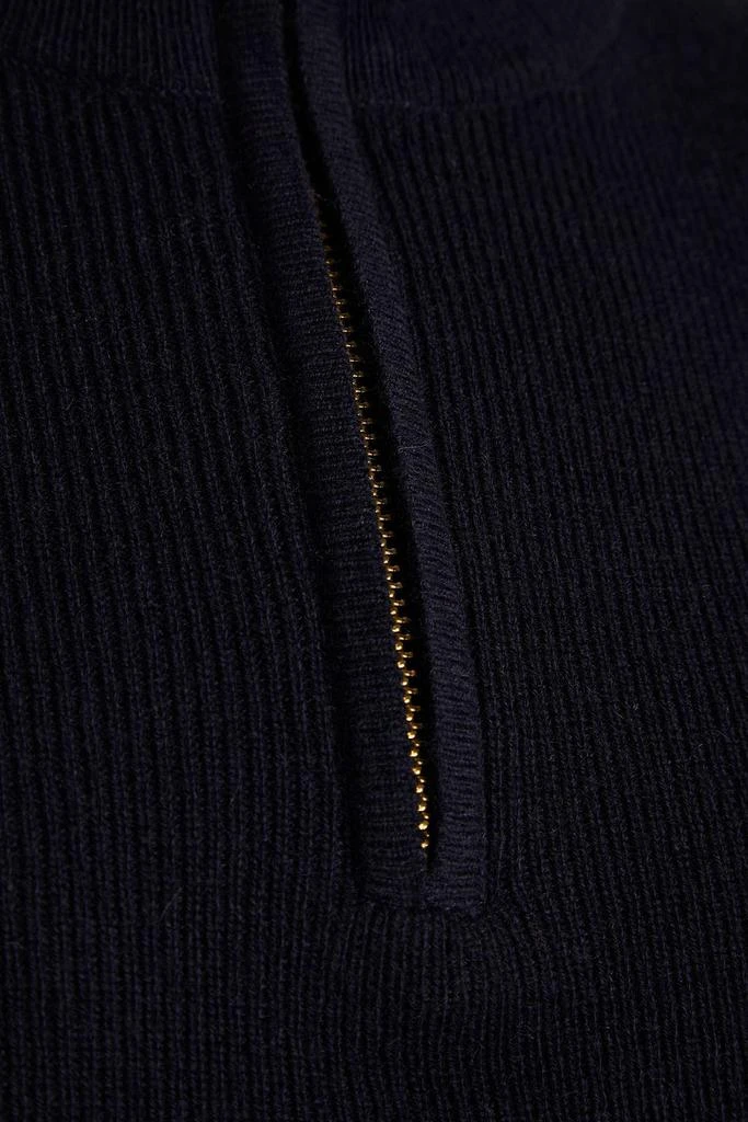 商品N.PEAL|Ribbed cashmere half-zip sweater,价格¥2093,第2张图片详细描述