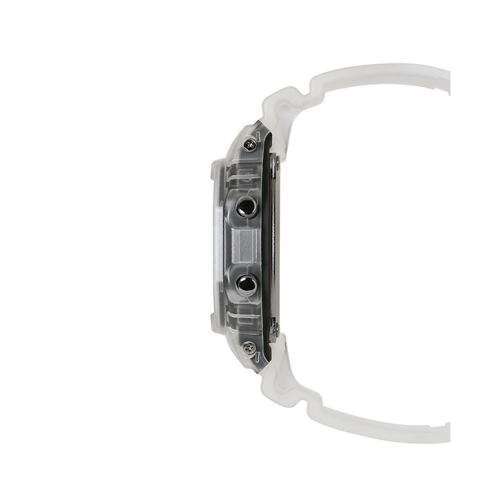Men's Digital Quartz Clear Skeleton Resin Bluetooth Watch, 42.8mm DWB5600G-7商品第2张图片规格展示