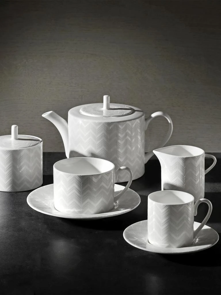 商品Missoni|Zig Zag White Tea Pot Coffee Pot,价格¥3428,第2张图片详细描述