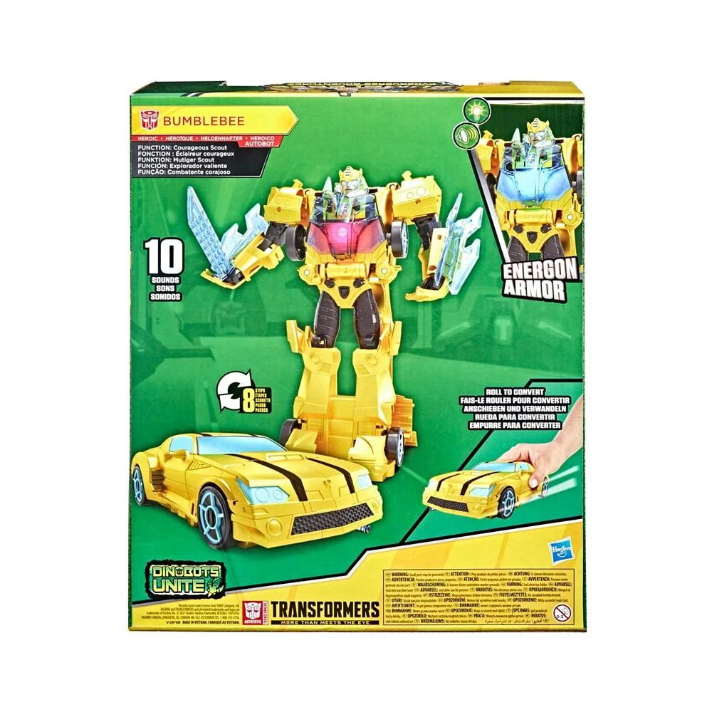 商品Hasbro|Bumblebee Cyberverse Adventures Dinobots Unite Roll N’ Change Bumblebee,价格¥341,第3张图片详细描述