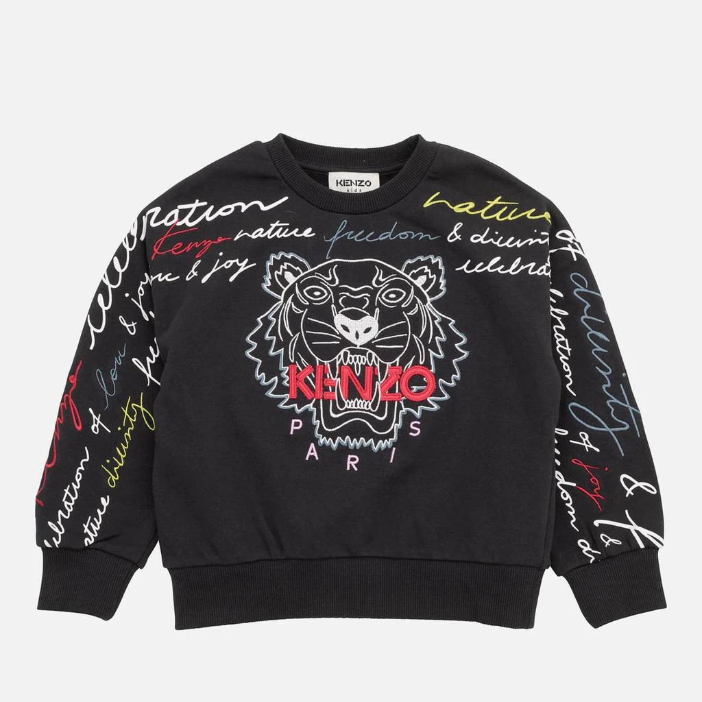 商品Kenzo|KENZO Girls' Font Tiger Cotton-Jersey Sweatshirt,价格¥409,第1张图片