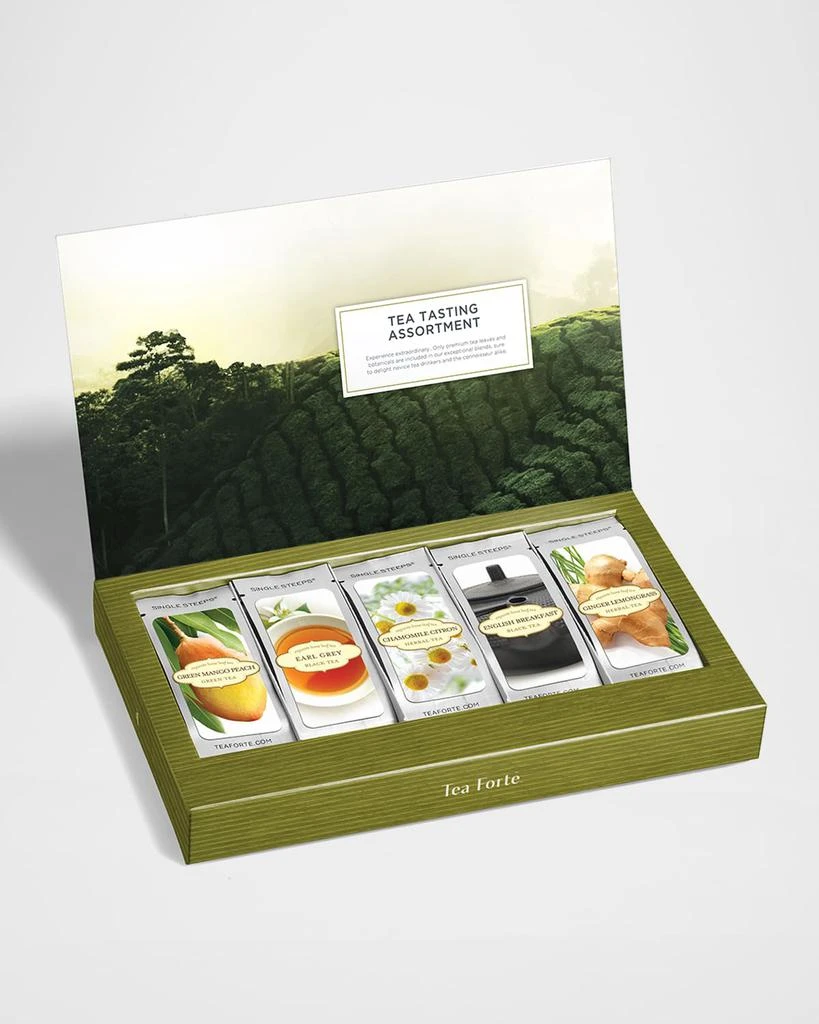 商品Tea Forte|Forte Classic Single Steep Sampler,价格¥137,第1张图片