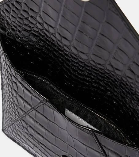 商品Vivienne Westwood|Croc-effect leather clutch,价格¥2492,第3张图片详细描述