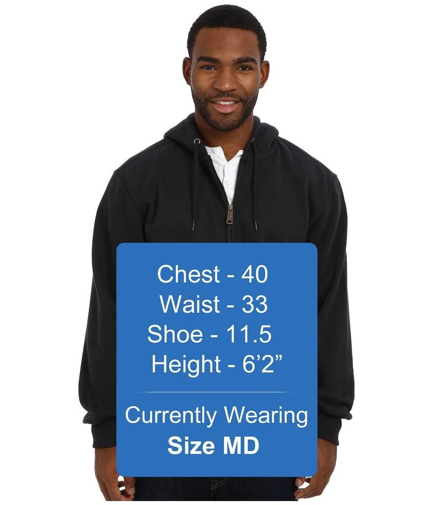 商品Carhartt|Rain Defender Paxton Heavy Weight Hooded Zip-Front Sweatshirt,价格¥480,第5张图片详细描述