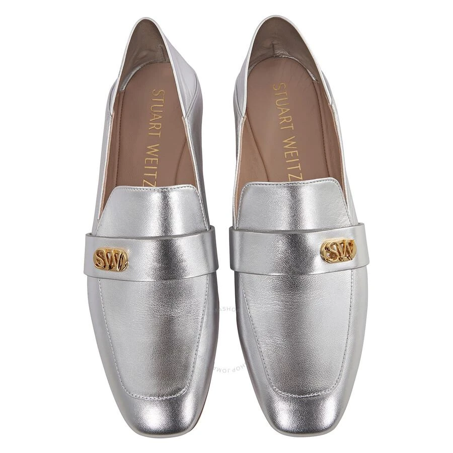 商品Stuart Weitzman|Ladies Wylie Metallic Logo Flats,价格¥560,第3张图片详细描述