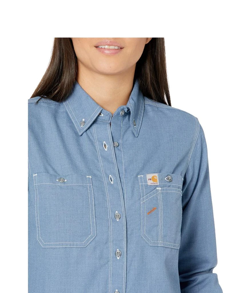 商品Carhartt|Flame-Resistant Force Relaxed Fit Long Sleeve Shirt,价格¥1000,第3张图片详细描述