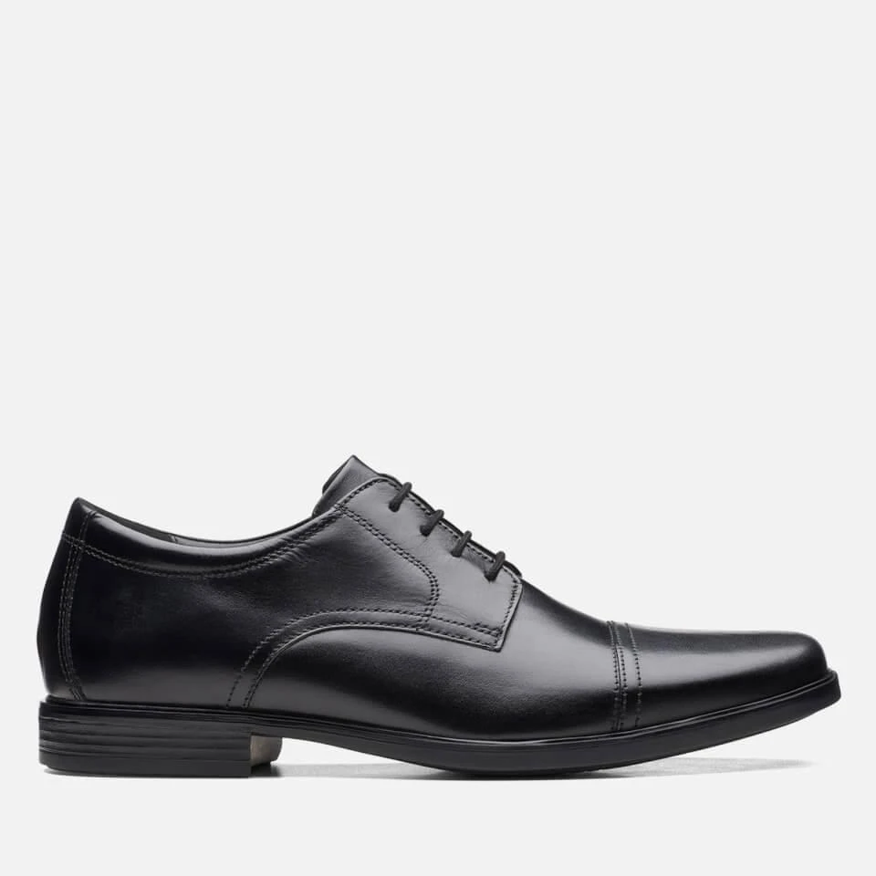 商品Clarks|CLARKS HOWARD CAP LEATHER OXFORD SHOES,价格¥484,第1张图片