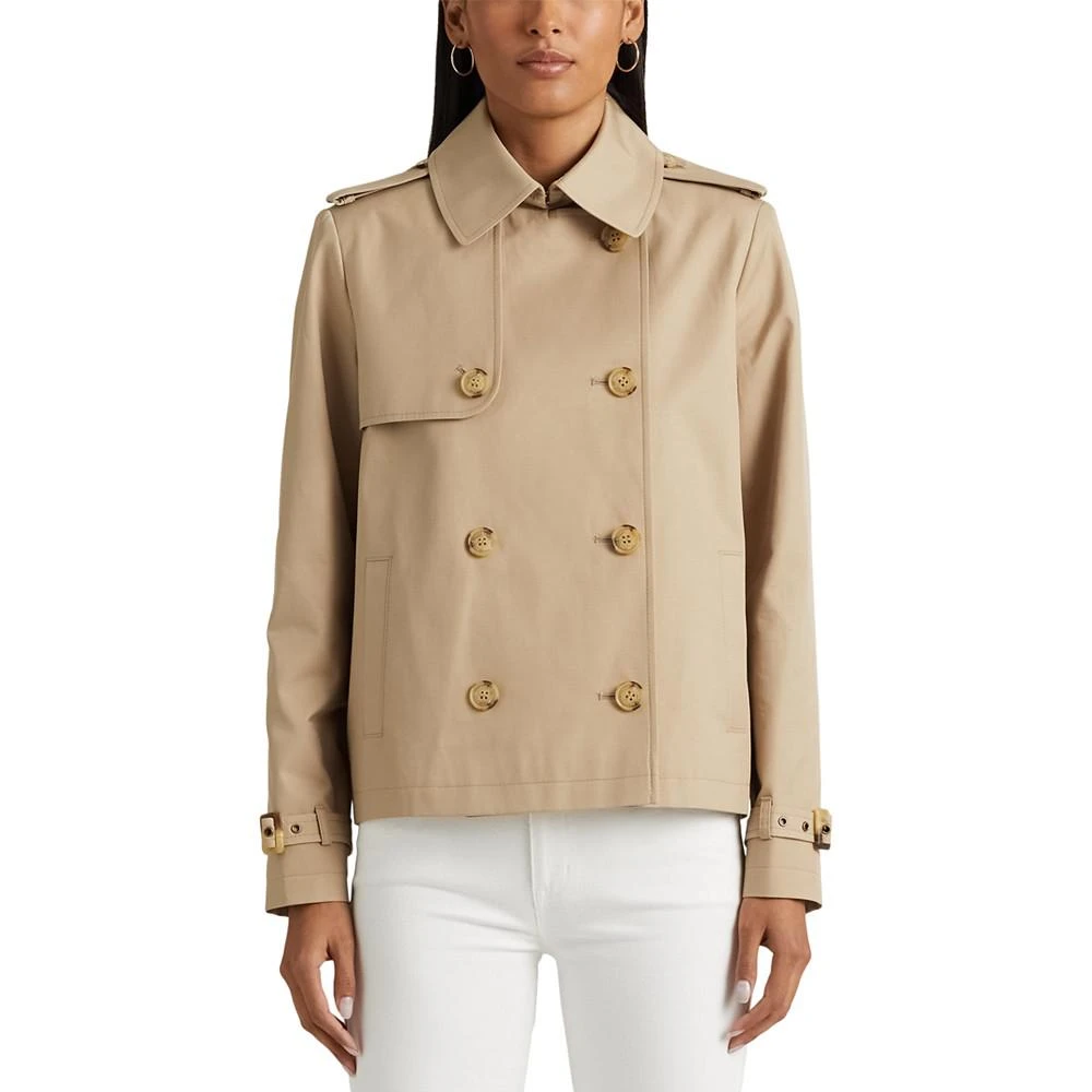商品Ralph Lauren|Women's Double-Breasted Trench Coat, Created for Macy's,价格¥673,第2张图片详细描述