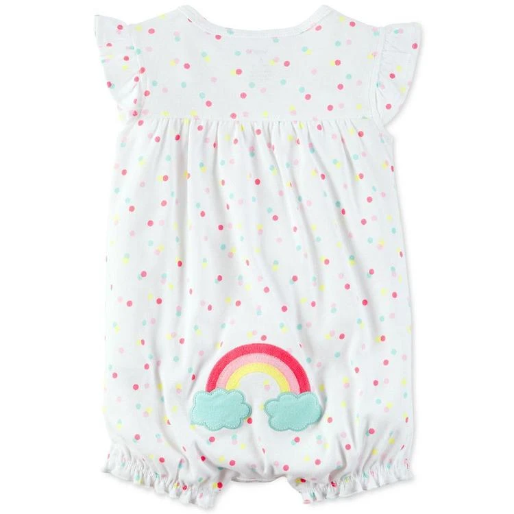 商品Carter's|Dot-Print Rainbow Romper, Baby Girls (0-24 months),价格¥38,第3张图片详细描述