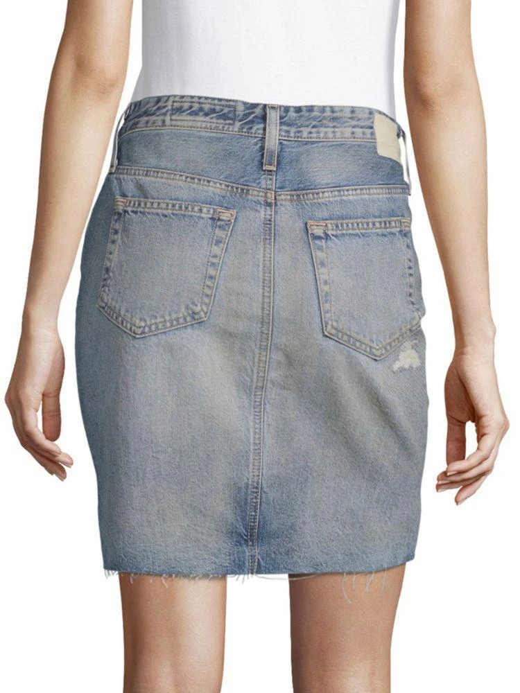 商品AG Jeans|Hi-Lo Denim Pencil Skirt,价格¥238,第2张图片详细描述