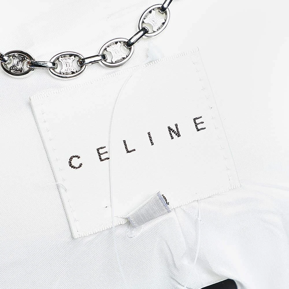 商品[二手商品] Celine|Celine Off-White Cotton Button Front Vest M,价格¥1114,第5张图片详细描述