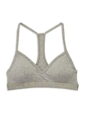 商品Calvin Klein|​Lightly Lined Logo Racerback Bralette,价格¥40,第1张图片