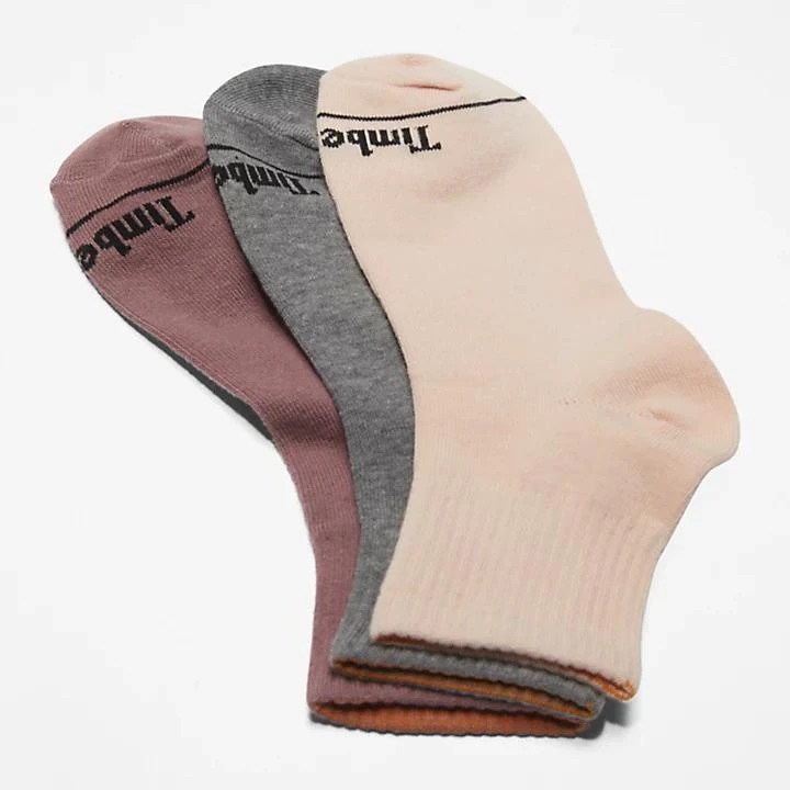 商品Timberland|Ocean Grove 3-Pack Anklet Socks for Women in Light Pink,价格¥228,第2张图片详细描述