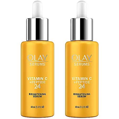 Olay Vitamin C + Peptide 24 Brightening Serum (1.3 fl. oz., 2 pk.)商品第1张图片规格展示