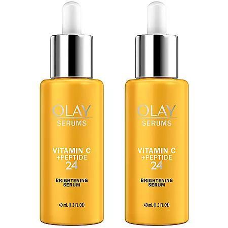 商品Olay|Olay Vitamin C + Peptide 24 Brightening Serum (1.3 fl. oz., 2 pk.),价格¥347,第1张图片