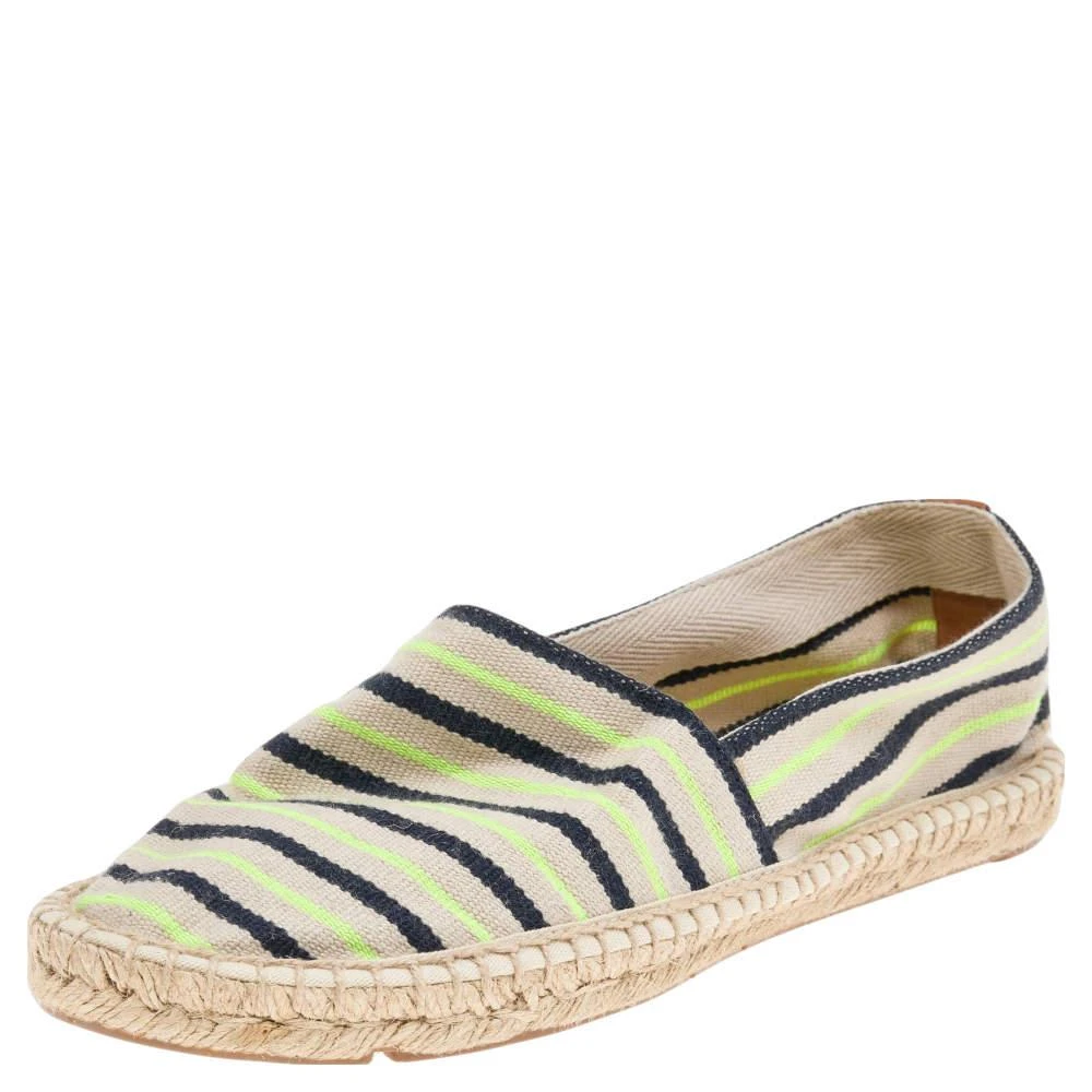 商品[二手商品] Tory Burch|Tory Burch Multicolor Striped Canvas Espadrille Flats Size 40,价格¥809,第1张图片