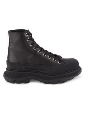 商品Alexander McQueen|Lug Sole Combat Boots,价格¥2704,第1张图片