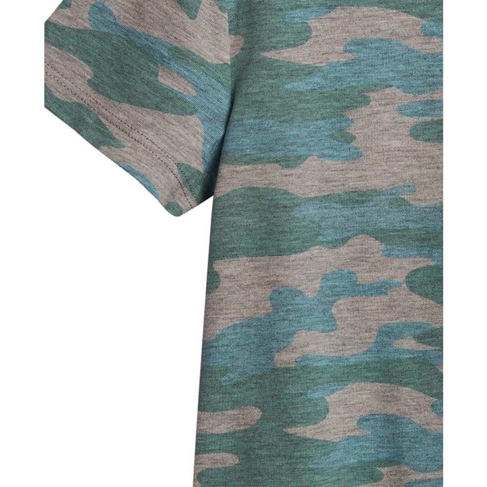 Little Boys Camouflage Graphic T-shirt商品第3张图片规格展示