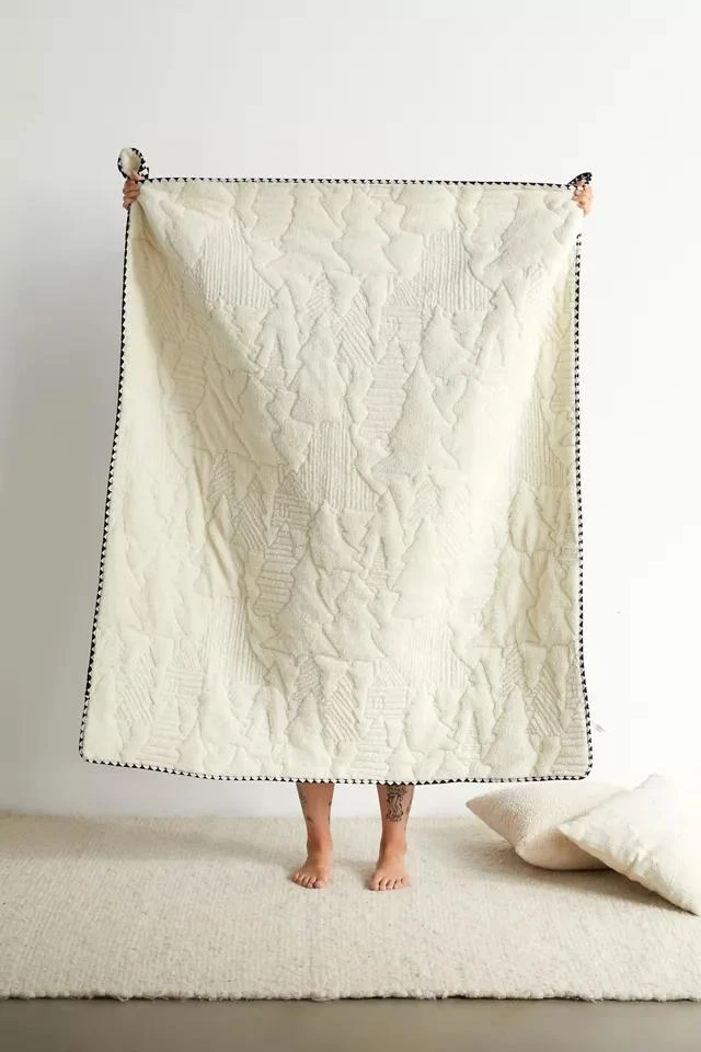 商品Urban Outfitters|Woodland Trees Throw Blanket,价格¥530,第1张图片